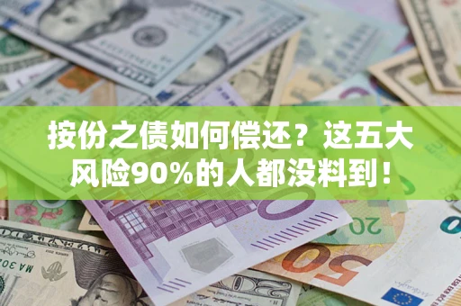 北京按份之债如何偿还？这五大风险90%的人都没料到！
