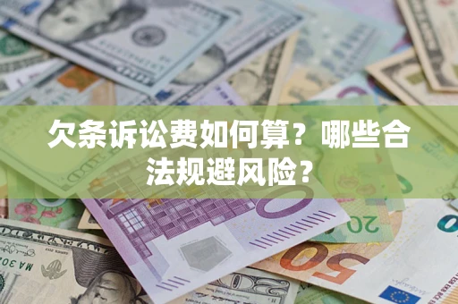 北京欠条诉讼费如何算？哪些合法规避风险？